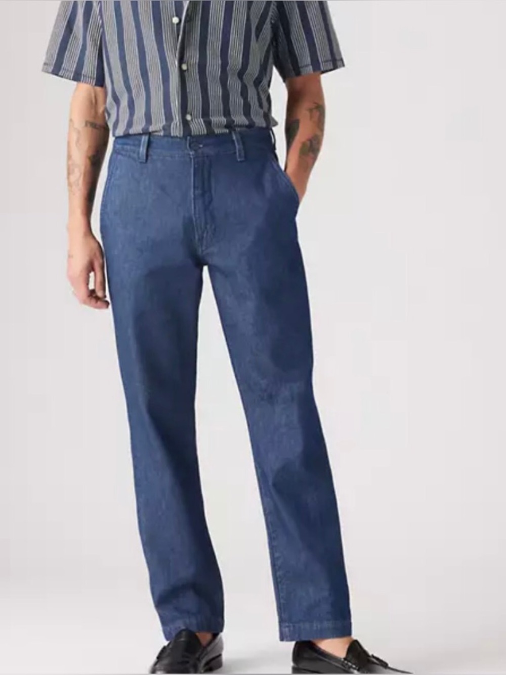 Levi’s Mens XX Chino Relaxed Straight-Leg Lightweight Denim Pants Size 32x30